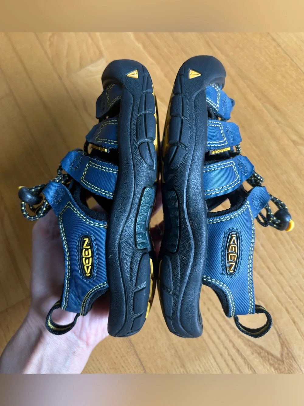 Keen Newport H2 Hiking Sandals Toddler Boys Water Sport Blue Shoes Kids Sz 11